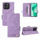 For Honor X8b Magnetic Clasp Flip Leather Phone Case(Purple) - 1