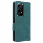 For Honor 200 Lite Global Magnetic Clasp Flip Leather Phone Case(Green) - 3