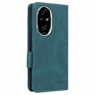 For Honor 200 Pro Magnetic Clasp Flip Leather Phone Case(Green) - 3