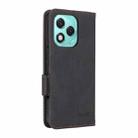 For Honor 400 Lite Global Magnetic Clasp Flip Leather Phone Case(Black) - 3