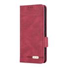 For Honor 400 Pro Global 160.8mm Magnetic Clasp Flip Leather Phone Case(Red) - 2