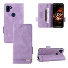 For Orbic Fun+ 4G Magnetic Clasp Leather Phone Case(Purple) - 1