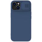 For iPhone 15 Plus NILLKIN CamShield MagSafe Liquid Silicone Phone Case(Blue) - 1