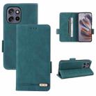 For Motorola Edge 50 Neo 5G Magnetic Clasp Leather Phone Case(Green) - 1