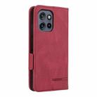 For Motorola Edge 50 Neo 5G Magnetic Clasp Leather Phone Case(Red) - 3