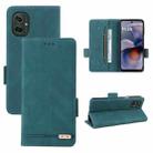 For Motorola Moto G55 5G Magnetic Clasp Leather Phone Case(Green) - 1