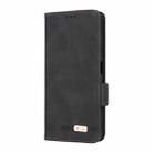 For Motorola Moto G75 5G Magnetic Clasp Leather Phone Case(Black) - 2