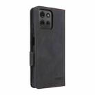 For Motorola Moto G75 5G Magnetic Clasp Leather Phone Case(Black) - 3