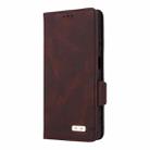 For Motorola Moto G05 / E15 Magnetic Clasp Leather Phone Case(Brown) - 2