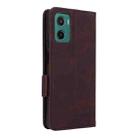 For Motorola Moto G05 / E15 Magnetic Clasp Leather Phone Case(Brown) - 3