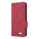 For Motorola Moto G05 / E15 Magnetic Clasp Leather Phone Case(Red) - 2