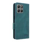 For Motorola Moto G15 Magnetic Clasp Leather Phone Case(Green) - 3