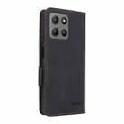 For Motorola Moto G15 Magnetic Clasp Leather Phone Case(Black) - 3