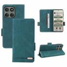 For Motorola Edge 60 Pro Magnetic Clasp Leather Phone Case(Green) - 1