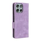 For Motorola Moto G56 / G66j / G66y 5G Magnetic Clasp Leather Phone Case(Purple) - 3
