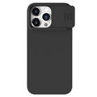 For iPhone 15 Pro NILLKIN CamShield MagSafe Liquid Silicone Phone Case(Black) - 1