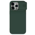 For iPhone 15 Pro NILLKIN CamShield MagSafe Liquid Silicone Phone Case(Dark Green) - 1