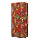 For iPhone 16 Pro Max Denior Flower Language Series Cork Fabric Oil Edge Leather Phone Case(Summer) - 2