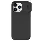 For iPhone 15 Pro Max NILLKIN CamShield Liquid Silicone Phone Case(Black) - 1