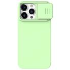 For iPhone 15 Pro Max NILLKIN CamShield Liquid Silicone Phone Case(Green) - 1