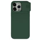 For iPhone 15 Pro Max NILLKIN CamShield Liquid Silicone Phone Case(Dark Green) - 1