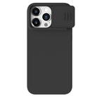 For iPhone 15 Pro NILLKIN CamShield Liquid Silicone Phone Case(Black) - 1