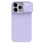 For iPhone 15 Pro NILLKIN CamShield Liquid Silicone Phone Case(Purple) - 1