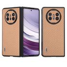 For Huawei Mate X5 ABEEL Carbon Fiber Texture Protective Phone Case(Gold) - 1
