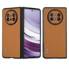 For Huawei Mate X5 ABEEL Carbon Fiber Texture Protective Phone Case(Light Brown) - 1