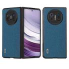 For Huawei Mate X5 ABEEL Genuine Leather Litchi Texture Phone Case(Blue) - 1