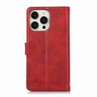 For iPhone 16 Pro Max Wristband Card Slot Leather Phone Case(Red) - 3