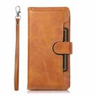 For iPhone 16 Pro Wristband Card Slot Leather Phone Case(Brown) - 2