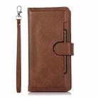 For iPhone 16 Pro Wristband Card Slot Leather Phone Case(Coffee) - 2