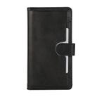 For iPhone 16 Plus Wristband Card Slot Leather Phone Case(Black) - 2