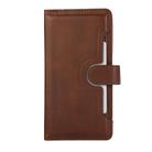 For iPhone 16 Plus Wristband Card Slot Leather Phone Case(Coffee) - 2