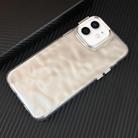 For iPhone 11 3D IMD Water Ripple TPU + Acrylic Electroplated Phone Case(Silver) - 1