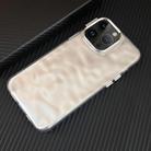 For iPhone 12 Pro Max 3D IMD Water Ripple TPU + Acrylic Electroplated Phone Case(Silver) - 1