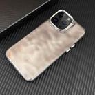 For iPhone 14 Pro 3D IMD Water Ripple TPU + Acrylic Electroplated Phone Case(Black) - 1