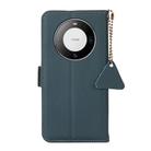 For Huawei Mate 60 Side-Magnetic TJ Genuine Leather RFID Phone Case(Green) - 3