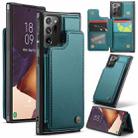 For Samsung Galaxy Note20 Ultra CaseMe C22 Card Slots Holder RFID Anti-theft Phone Case(Blue Green) - 1