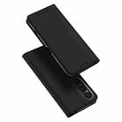 For Sony Xperia 1 VI DUX DUCIS Skin Pro Series Flip Leather Phone Case(Black) - 1