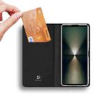 For Sony Xperia 1 VII DUX DUCIS Skin Pro Series Flip Leather Phone Case(Black) - 3