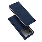 For Xiaomi Poco F6 Pro 5G DUX DUCIS Skin Pro Series Flip Leather Phone Case(Blue) - 1