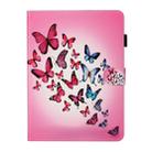 For iPad Pro 11 (2020) Colored Drawing Pattern Horizontal Flip PU Leather Tablet Case with Holder & Card Slot & Sleep / Wake-up Function(Butterfly) - 1