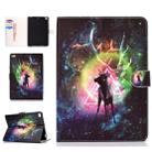 For iPad 10.2 Colored Drawing Pattern Horizontal Flip PU Leather Case with Holder & Card Slot & Sleep / Wake-up Function(Starry Deer) - 1