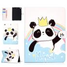 For iPad Pro10.5 inch Colored Drawing Pattern Horizontal Flip PU Leather Case with Holder & Card Slot & Sleep / Wake-up Function(Crown Panda) - 1