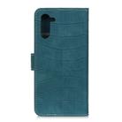 For OnePlus Nord Crocodile Texture Horizontal Flip Leather Case with Holder & Card Slots & Wallet(Green) - 3