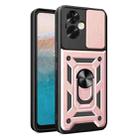 For OPPO A79 5G Global Sliding Camera Cover Design TPU Hybrid PC Phone Case(Rose Gold) - 1