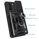 For OPPO Reno12 Pro 5G Global Sliding Camera Cover Design TPU Hybrid PC Phone Case(Gold) - 3