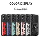 For OPPO A60 4G Sliding Camera Cover Design TPU Hybrid PC Phone Case(Blue) - 2